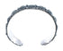 Native American Navajo Genuine Sterling Silver Cuff Bracelet JX126298